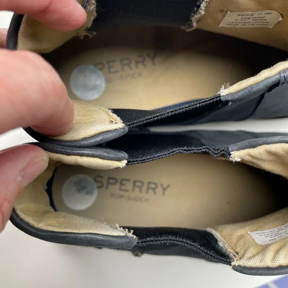 Sperry Men's, Dockyard Chelsea Boots Size 11.5M Navy Chukka Boating